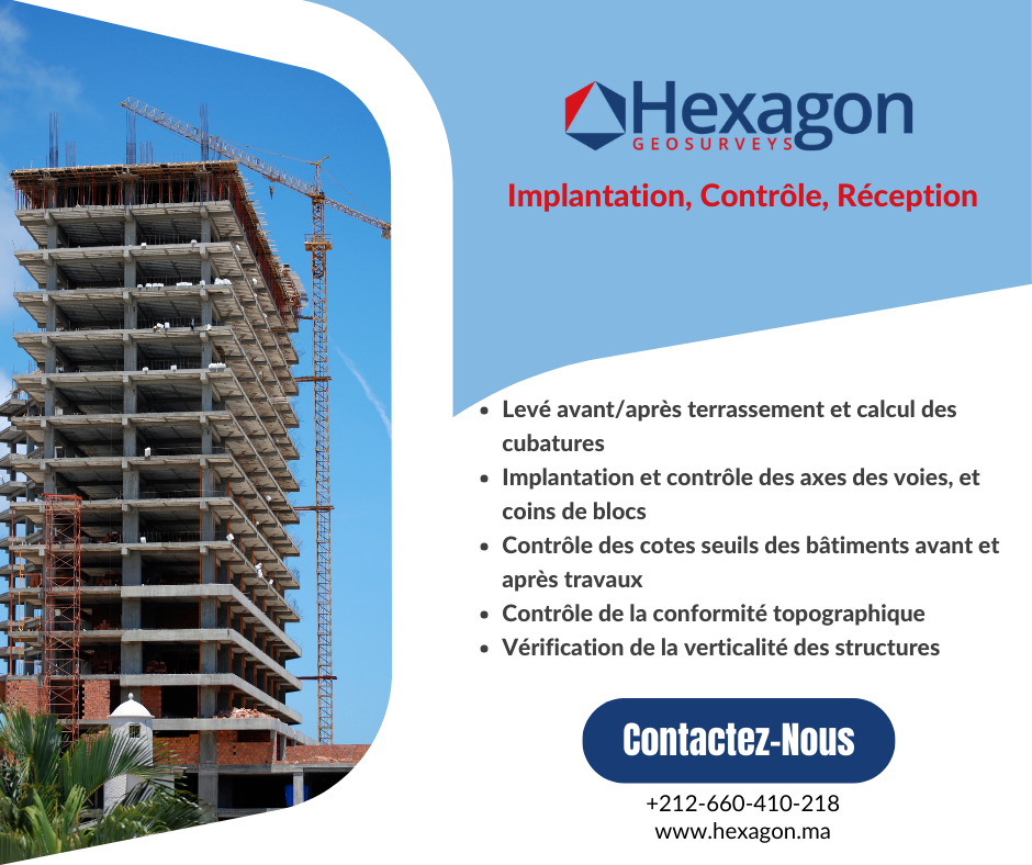 controle topographique construction maroc